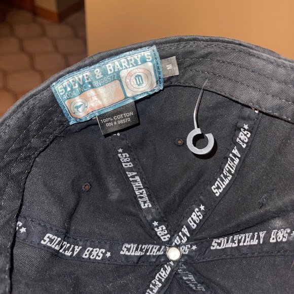 Steve & Barry's Men's Black 100% Cotton Buffalo State Tiger King Fitted Hat Cap - Picture 5 of 5